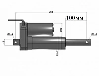 Линейные актуаторы 100 мм
